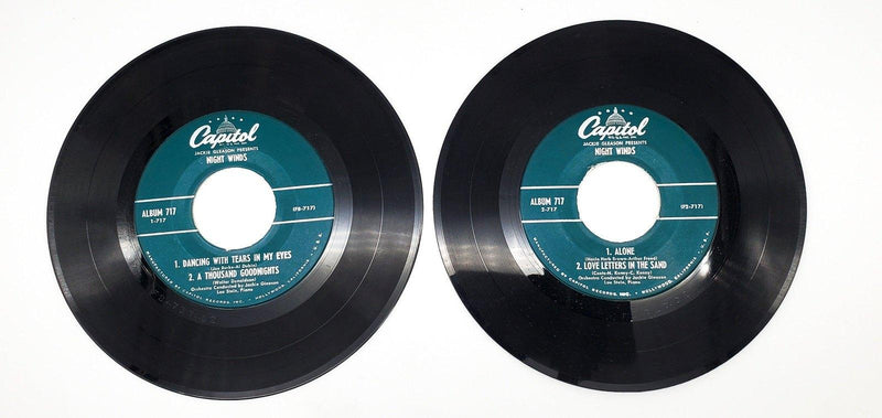Jackie Gleason Night Winds Parts 3 & 4 45 RPM 2x EP Record Capitol Records 5
