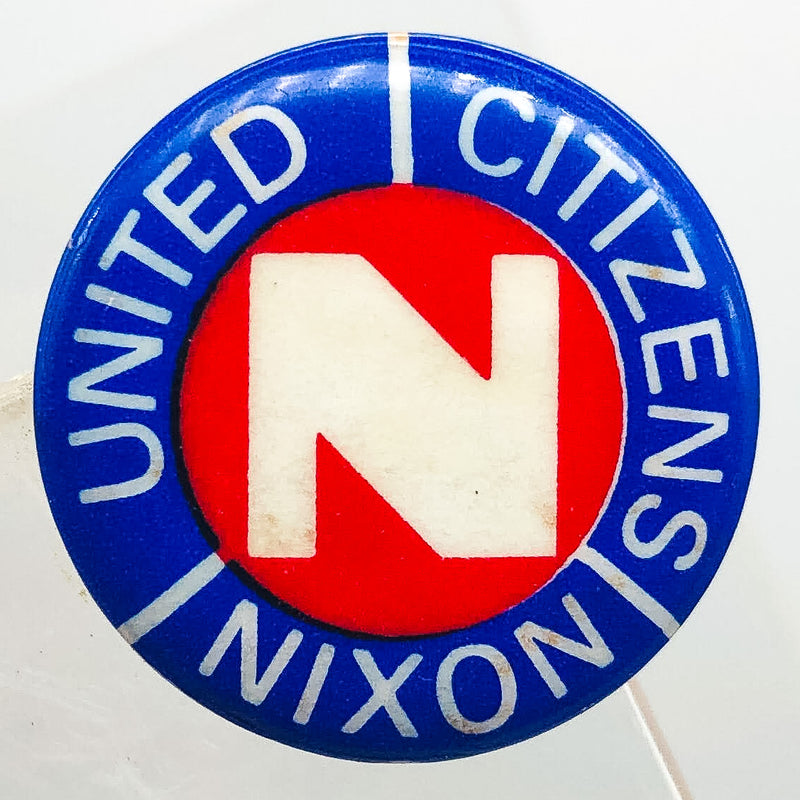 Vintage United Citizens for Nixon Button Pinback .75" Presidential Campaign 1