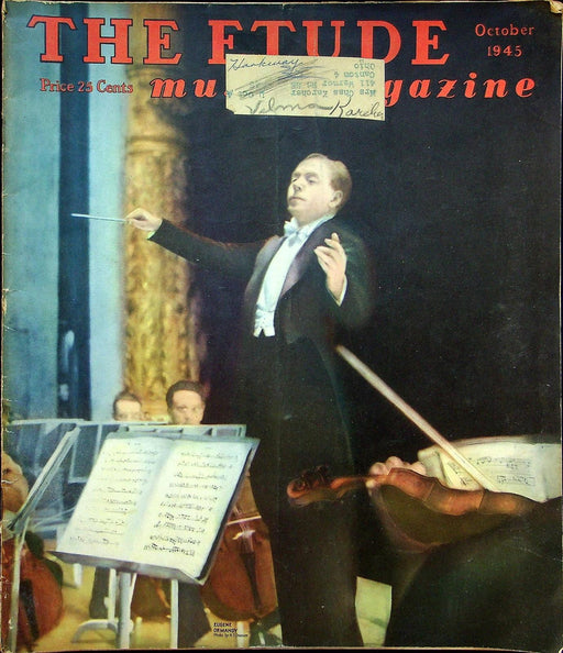 The Etude Music Magazine Oct 1945 Vol LXIII No 10 Concert in Berlin, Sheet Music 1