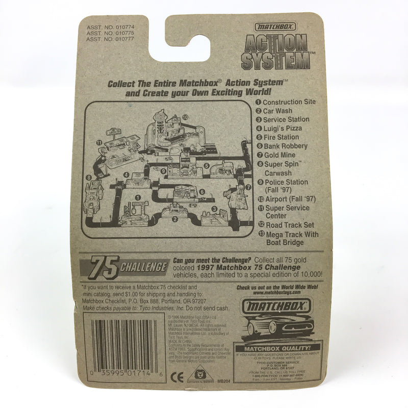 Matchbox 1996 Purple '87 Corvette Super Fast #14 of 75 1:64