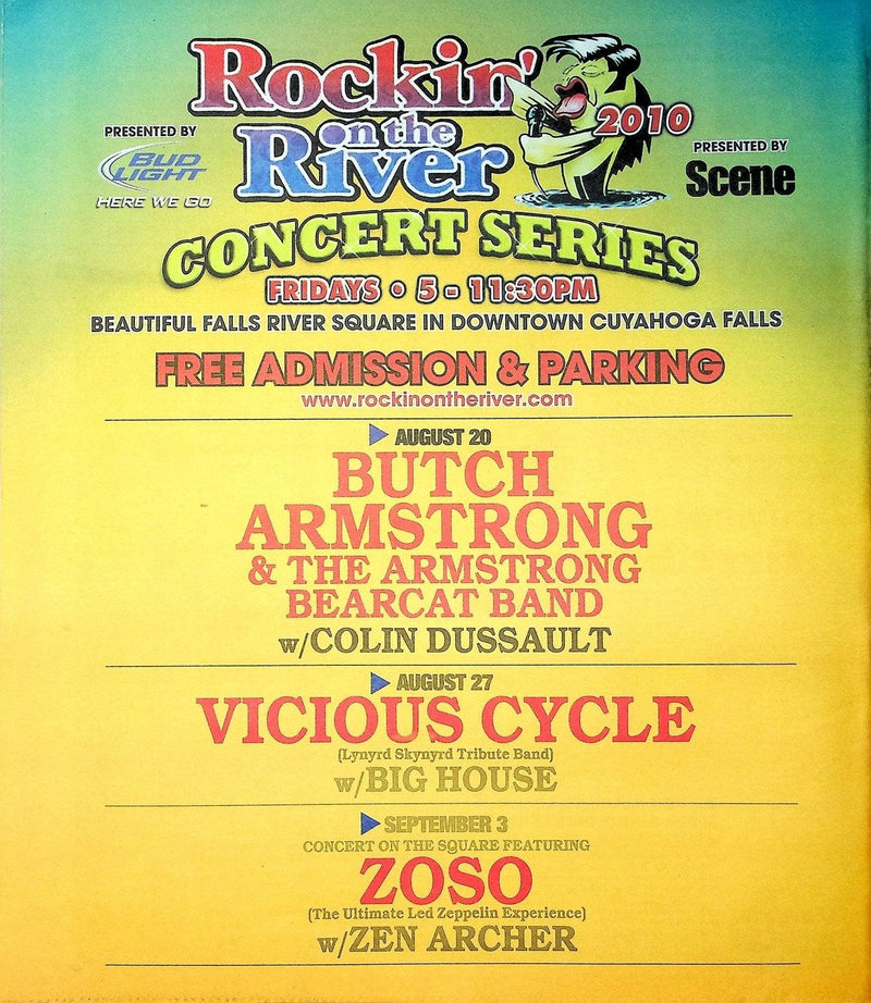 Cleveland Scene Magazine August 2010 No 7 Slayer Seasons In The Abyss Alblum 4