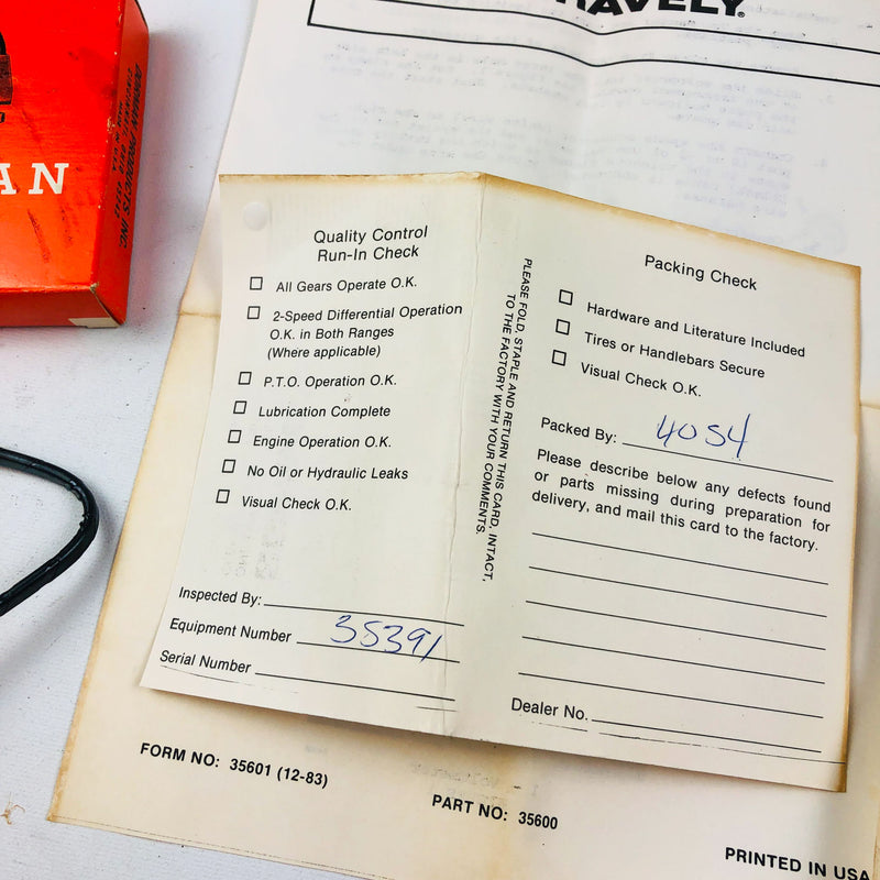 Gravely 35391 Voltmeter Kit For Pro Master Power Units 35393 Gauge 35394 Harness