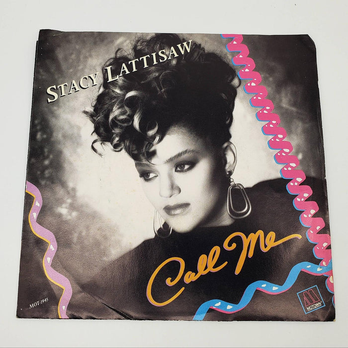 Stacy Lattisaw Call Me Single Record Motown 1988 MOT-1945 1