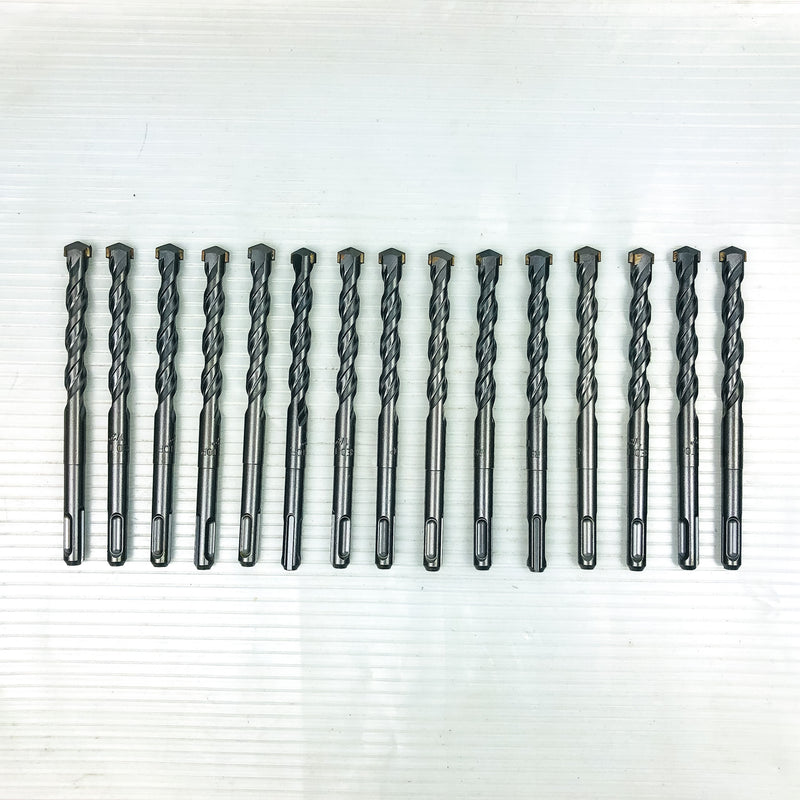 15pk Hammer Drill Bits 1/2"x6" SDS Plus 3.5" LOC Carbide Tip Concrete Masonry