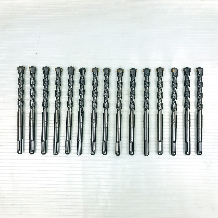 15pk Hammer Drill Bits 1/2"x6" SDS Plus 3.5" LOC Carbide Tip Concrete Masonry