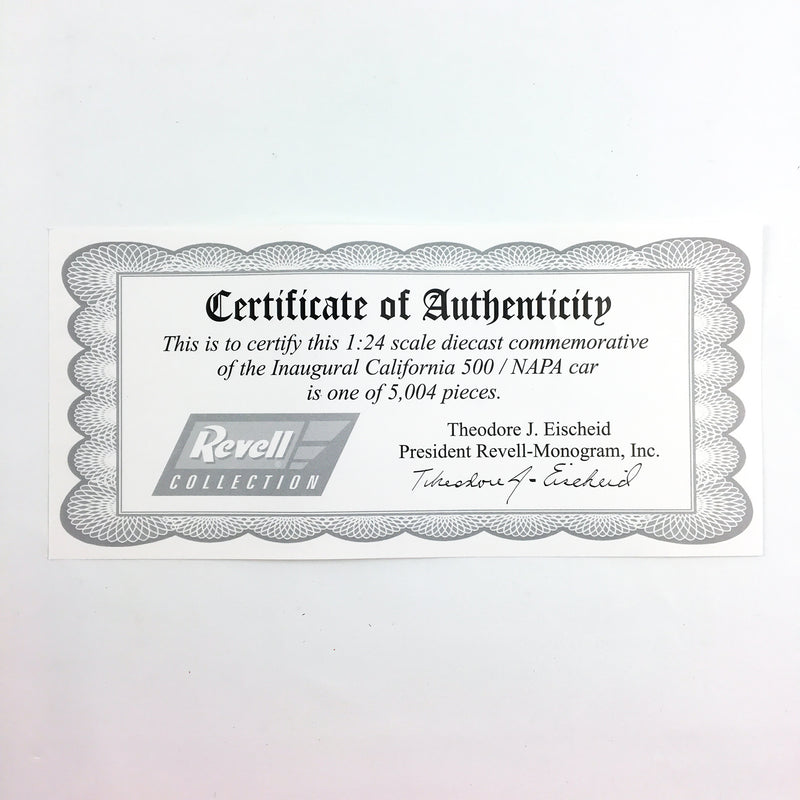 Revell 1997 Grand Prix NAPA Inaugural Race 1:24 Car w/ Display Case & Box