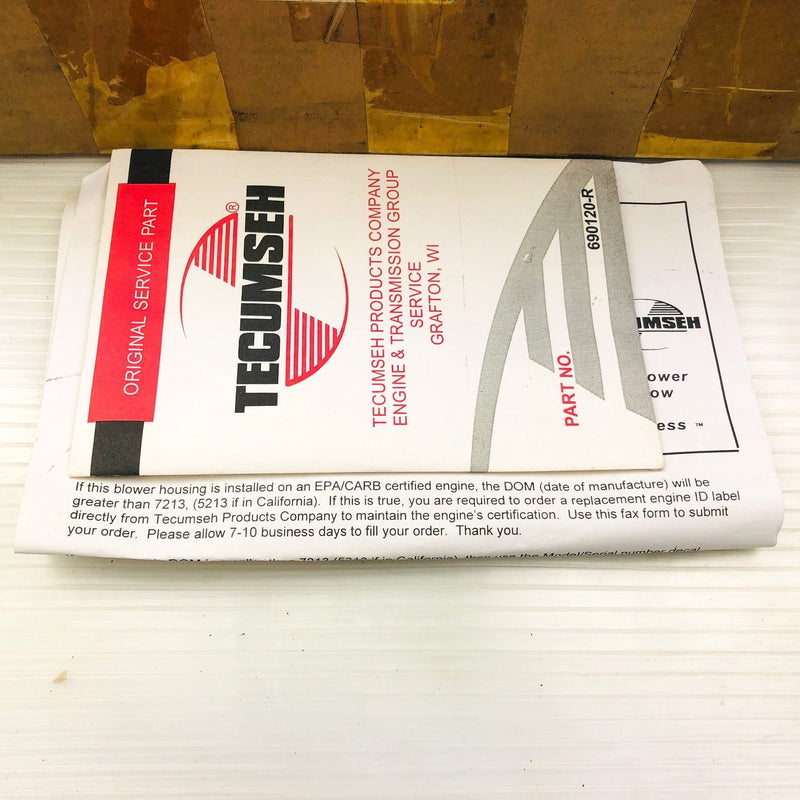 Tecumseh 37204 Engine Blower Housing Cover Shroud Genuine OEM New Old Stock NOS 3