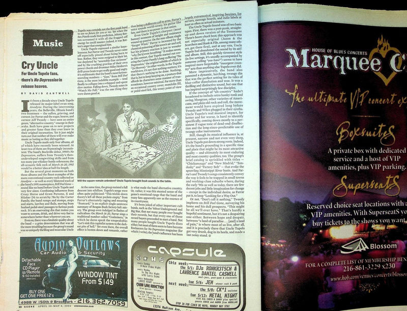 Cleveland Scene Magazine April 2003 No 16 DJ G Spot Underground MixMaster Ohio 3