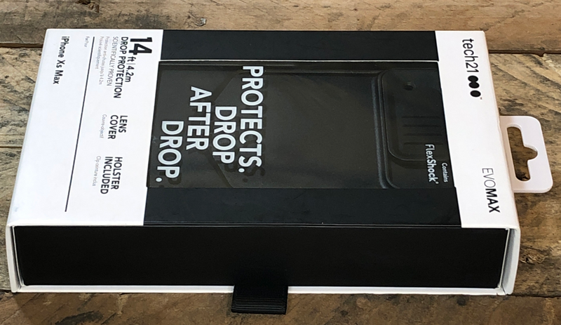 Tech21 Evo Max Phone Case for iPhone XS Max Belt Holster Lens Cover Heavy Duty