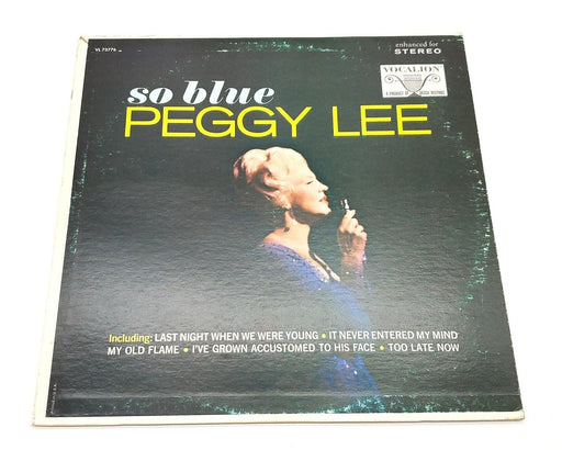 Peggy Lee So Blue 33 RPM LP Record Vocalion 1966 VL 73776 1