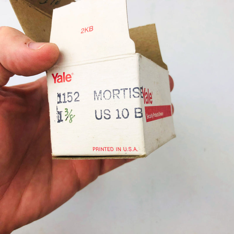 Yale Mortise Cylinder 1152 1-3/8" US10B Oil Rubbed Bronze 6 Pin New Old Stock