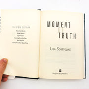 Moment Of Truth HC Lisa Scottoline 2000 Murder Wife Legal Thriller 1st Edition 7