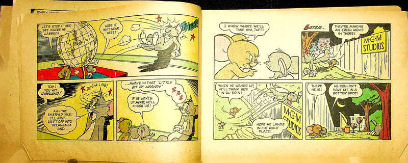 Tom And Jerry Magazine 1956 Itchy Kitty Boys' And Girls' March Of Comics Litho