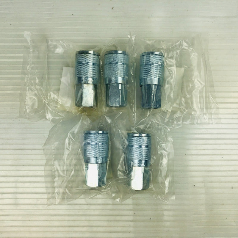 5pk Sleeve Quick Coupler 3/8" Body 3/8" FNPT Automotive Type G Legacy A76610-X 3