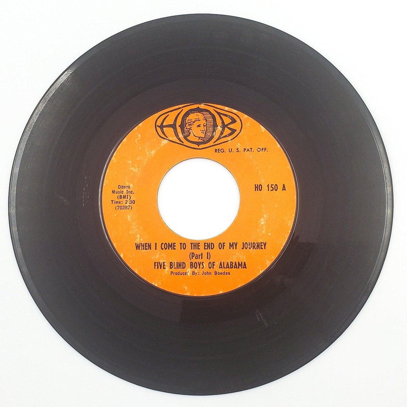 The Five Blind Boys of Alabama When I Come To The End Of My Journey 45 Single 1