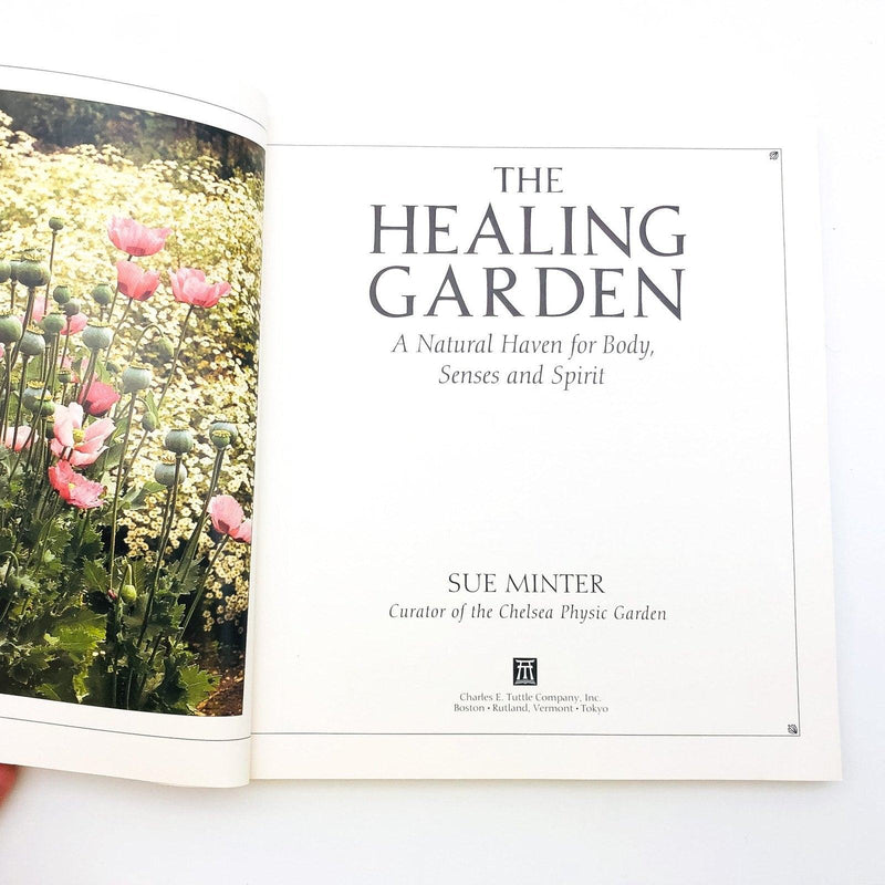 The Healing Garden Paperback Sue Minter 1995 Natural Haven Body Senses Spirit 6