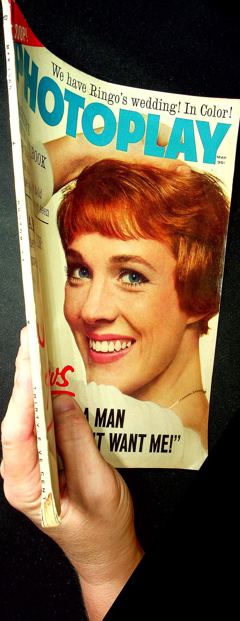 Photoplay Magazine May 1965 Julie Andrews Ringo Starr Jayne Mansfield Jackie O