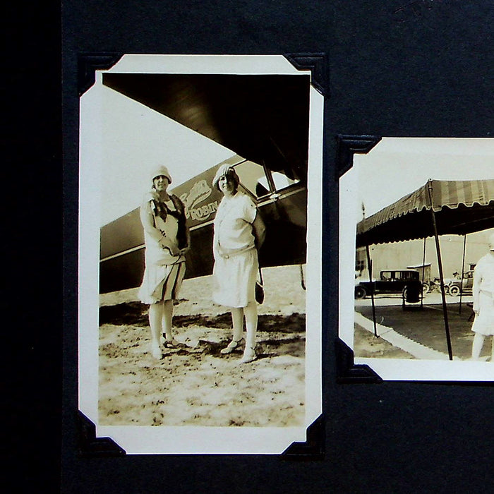 Curtis Robin Airplane Photographs 1920s Flapper Girls Roaring 20s Original Pics