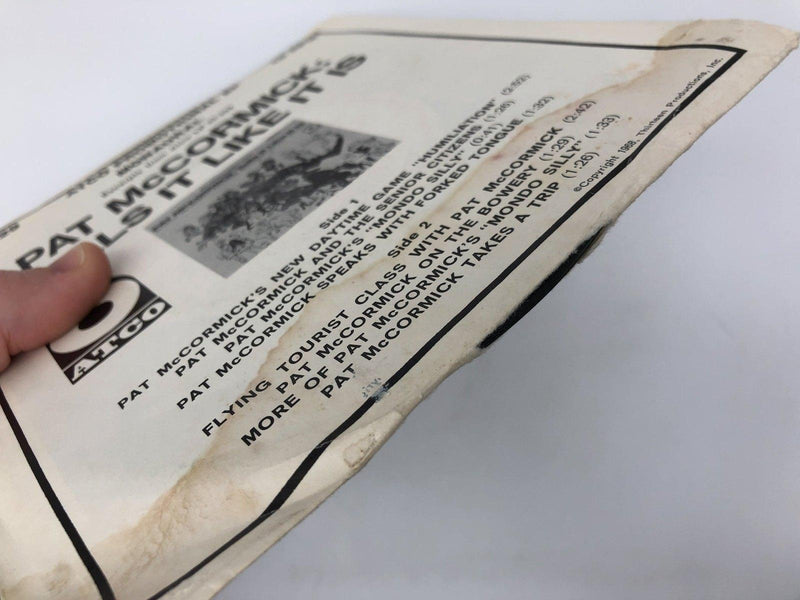 Pat McCormick Tells It Like It Is Record 45 RPM EP 4529 ATCO Records 1968 PROMO 6