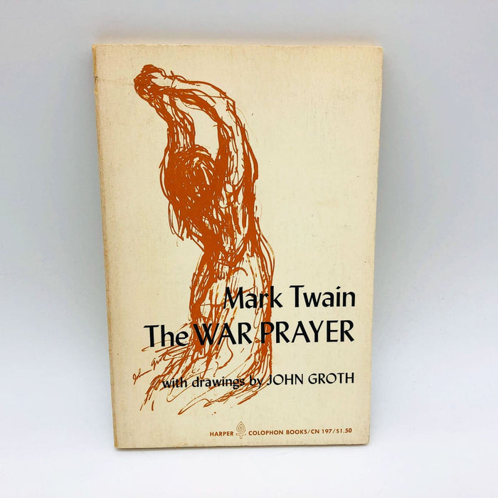 Mark Twain Book The War Prayer Paperback 1970 War Indictment Philosophy Poems 1