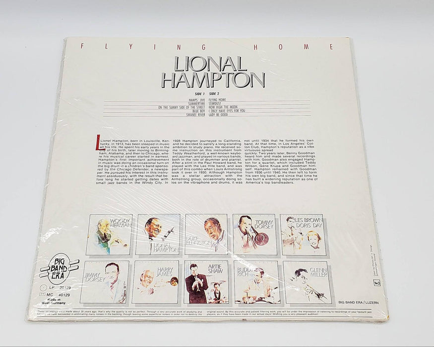 Lionel Hampton Flying Home LP Record Big Band Era 1984 20129 NEW SEALED 2