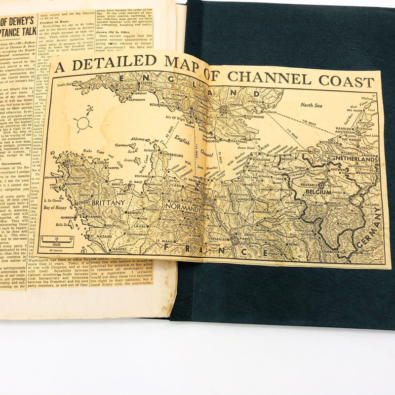WW2 Scrapbook Newspaper Clippings Where Are The Yanks Star National Geographic 10