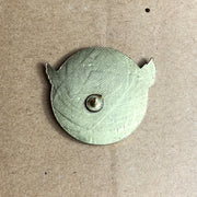 Bald Eagle Lapel Pin Soaring Wings Spread Alaska Mountains Enamel Large 3