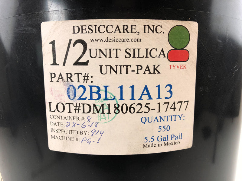 Silica Gel Packets 550ct Desiccant Tyvek Pack Moisture Absorber Drying Non Toxic