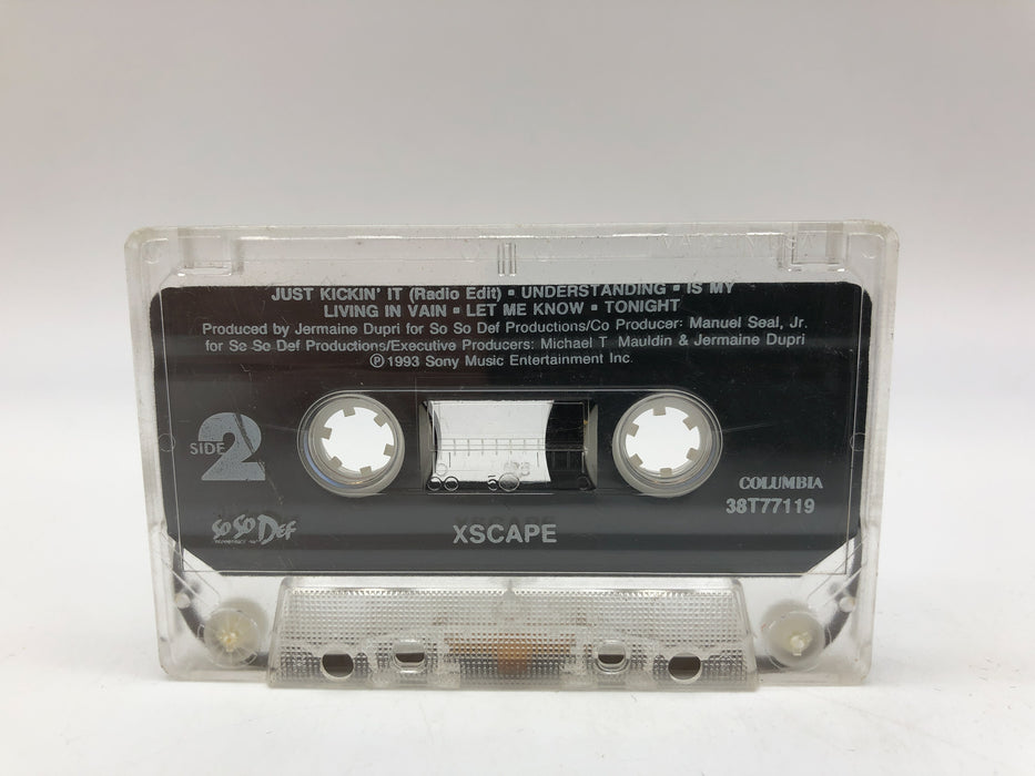 Just Kickin' It XSCAPE Cassette Single So So Def 1993 NO CASE 2