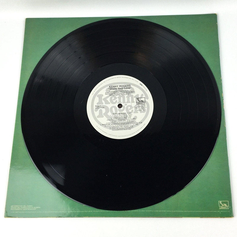 Kenny Rogers Share Your Love Record 33 RPM LP LOO-1108 Liberty 1981 4
