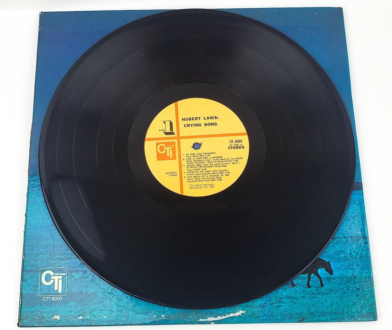 Hubert Laws Crying Song Record 33 RPM LP CTI 6000 CTI Records 1975 4