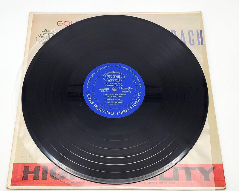 Florian Zabach Golden Strings 33 RPM LP Record Mercury MGW 12172 6