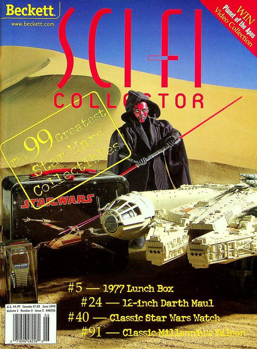 Sci-Fi Collector Magazine June 1999 Vol 1 No 3 Greatest Star Wars Collectibles 1