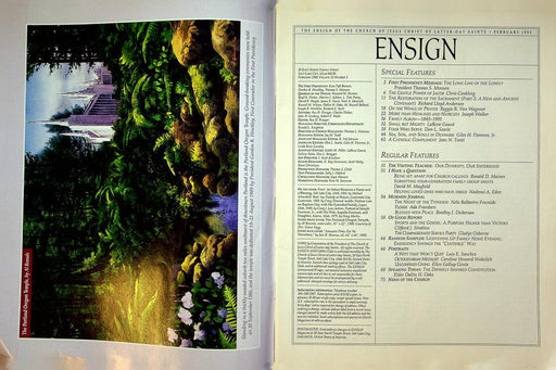 Ensign Magazine February 1992 Vol 22 No 2 Family Album- 1845 To 1991 2