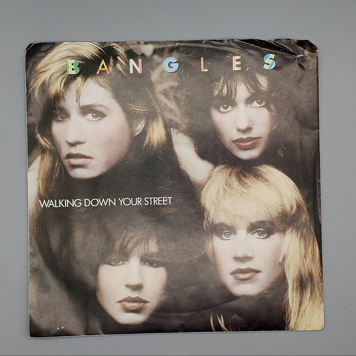 Bangles Walking Down Your Street Single Record Columbia 1987 38-06674 1