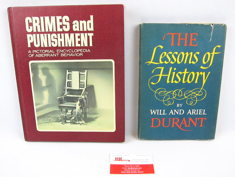 Lessons of History & Crimes/Punishment: Pictorial Encyclopedia - Qty 2 | USED