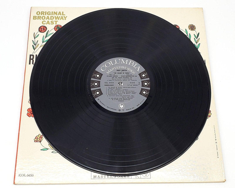 The Sound Of Music Original Broadway Cast 33 LP Record Columbia 1959 KOL 5450 6