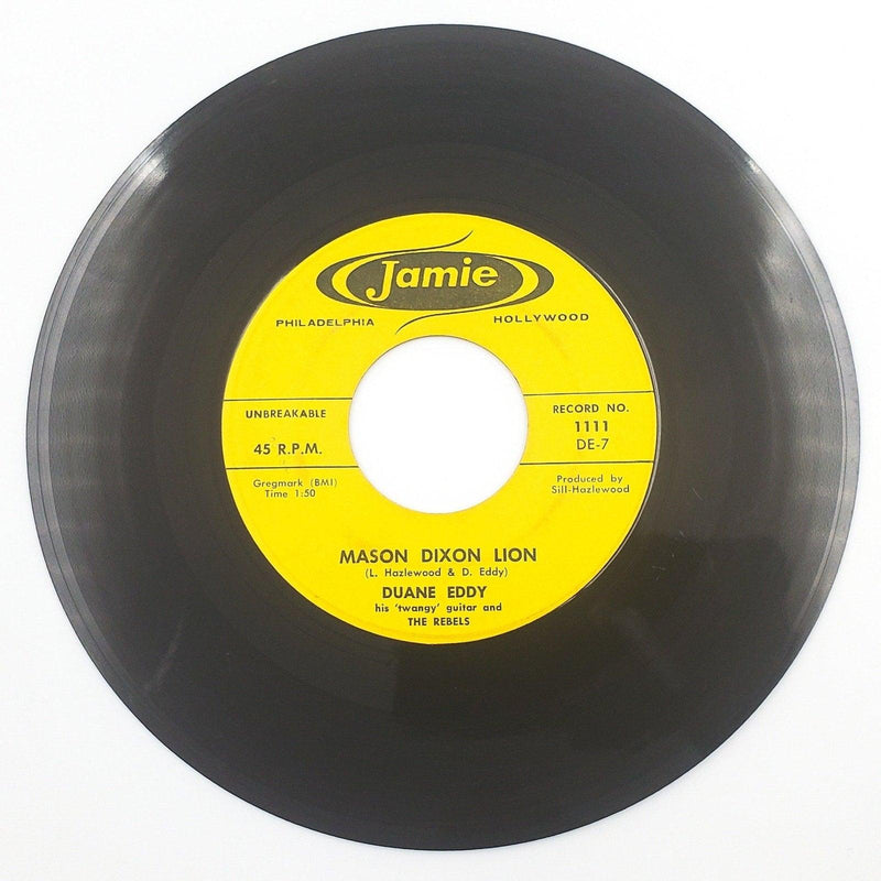 Duane Eddy His Twangy Guitar & The Rebels Cannon Ball 45 RPM Single Record 1958 2