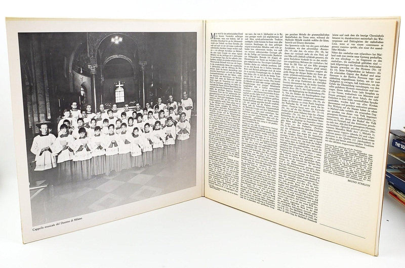 Cappella Musicale Del Duomo Di Milan Ambrosianischer Choral 33 LP Archiv 3