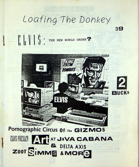 Loafing the Donkey 1993 No. 39 Elvis New World Order, Java Cabana 1