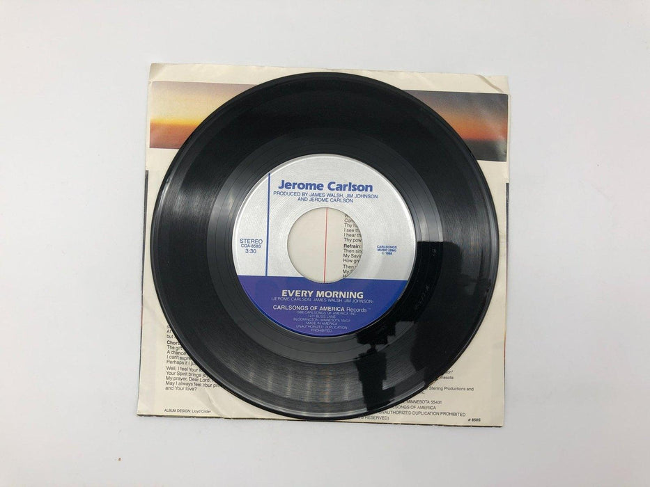 Jerome Carlson Every Morning Record 45 RPM Single COA-858S Carlsongs 1988 4
