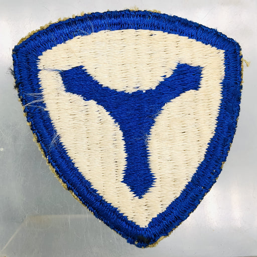 WW2 US Army Patch 3rd Service Command Third Insignia SSI Embroidered No Glow 1