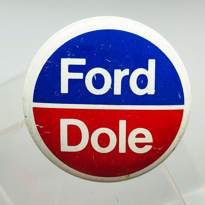 Ford Dole Button Pin 1.25" Gerald Bob Political Campaign President Committee 9