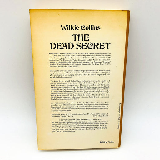 The Dead Secret Paperback Wilkie Collins 1979 Love Life Secret Unabridged 2