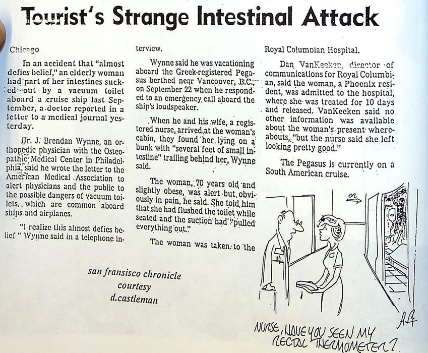 Monozine # 3 1990s Tourists Strange Intestinal Attack, 4