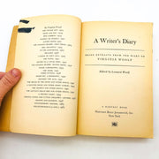 A Writer's Diary Paperback Virginia Woolf 1954 Diary Extracts Female Author 7