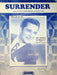 Perry Como Sheet Music Surrender Bennie Benjamin G Weiss 1946 Slow Love Song 1