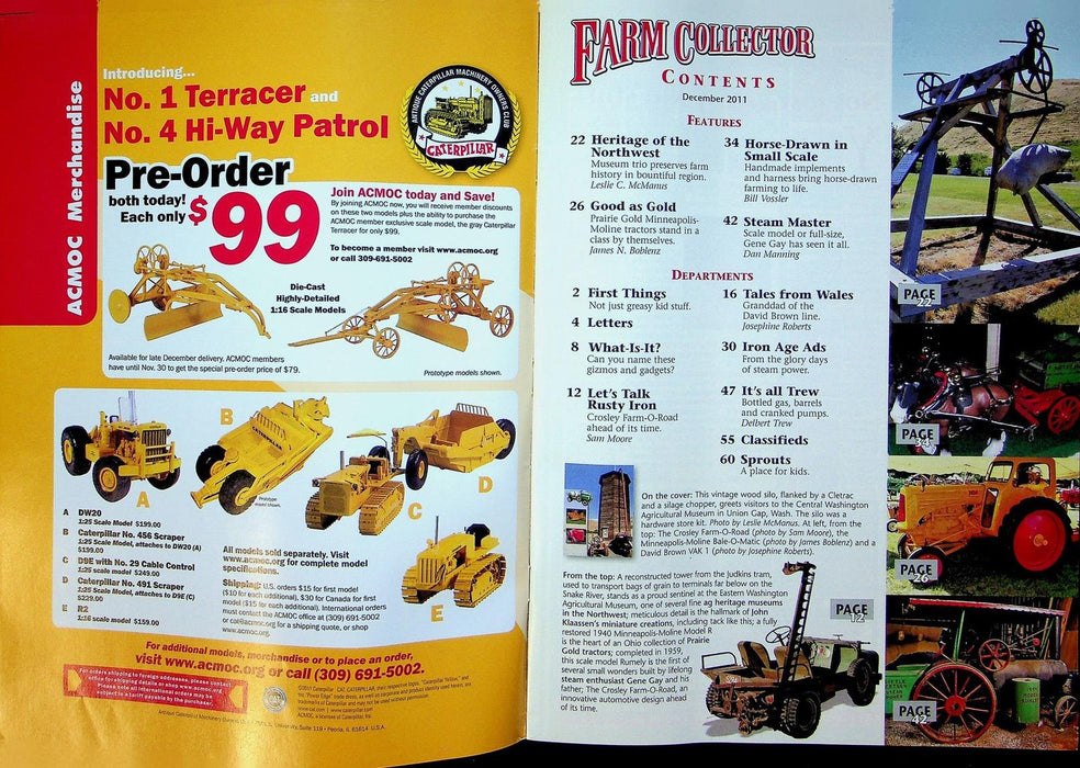 Farm Collector Magazine December 2011 Vol 14 # 5 Northwest Heritage