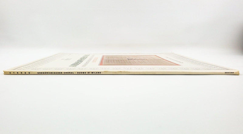 Cappella Musicale Del Duomo Di Milan Ambrosianischer Choral 33 LP Archiv 6