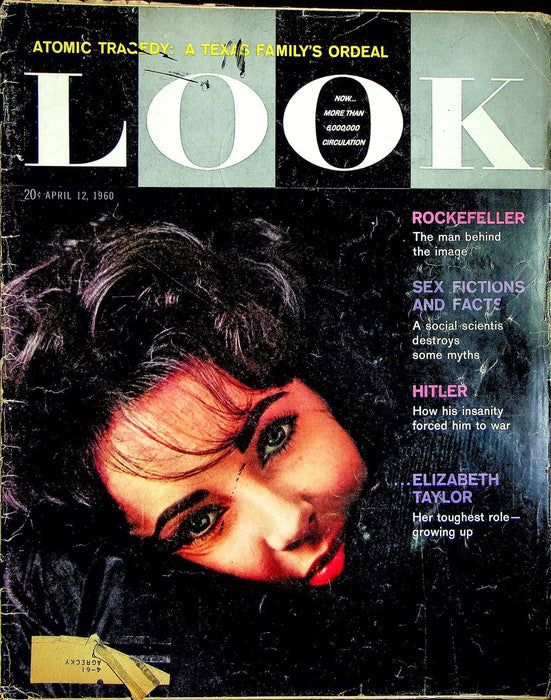 Look Magazine April 1960 Nelson Rockefeller Politician Elizabeth Taylor Hitler